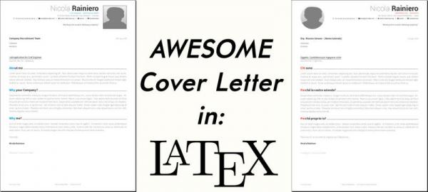Un ottimo modello di lettera di presentazione in LaTeX