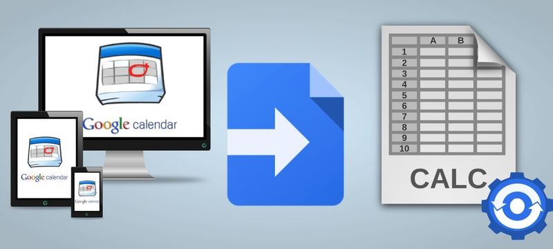 An example on transfer entries from Calendar to Sheet through Google Apps Script
