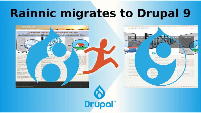 My site renews: a brief description of the migration to Drupal 9