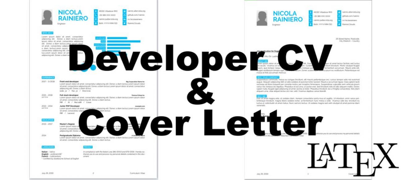 Cover Letter Overleaf / A cover letter template based on deedy resume
