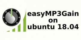 easyMP3gain on ubuntu 18.04