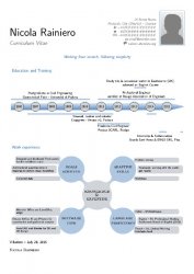 An example of a LaTeX infographic CV